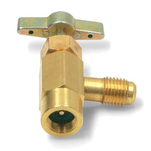 VANNE REMPLISSAGE Male 1/4 / Fem. 7/16 + ROBINET GAZ R600