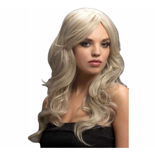 Perruque Nicole Platine (Taille Unique Femme)