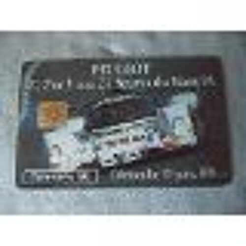 Télécarte Publique 50 Unités = Peugeot 1er 2e Et 3e Aux 24 Heures Du Mans 93 Dimanche 20 Juin 10h Du 07/93 - F413