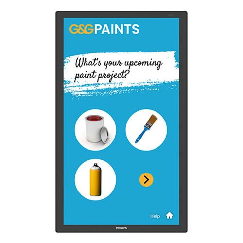 Philips 24BDL3751T - 24" Interactive 3000 Series écran LCD rétro-éclairé par LED - signalisation numérique - avec écran tactile (multi-touches) - Android - 1080p 1920 x 1080 - noir