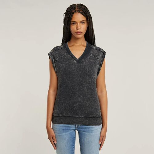 Sweater Washed - Gris - Femmes