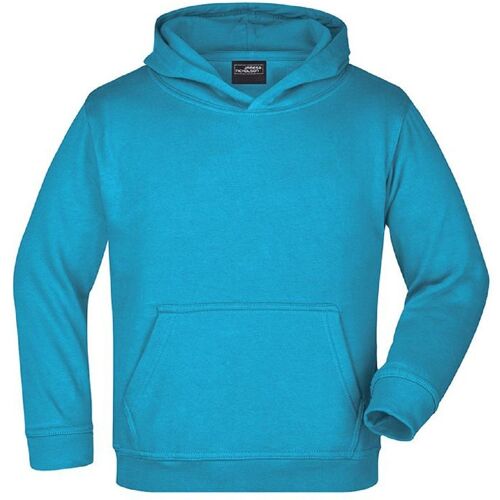Sweat Enfant À Capuche Jn047k - Bleu Turquoise