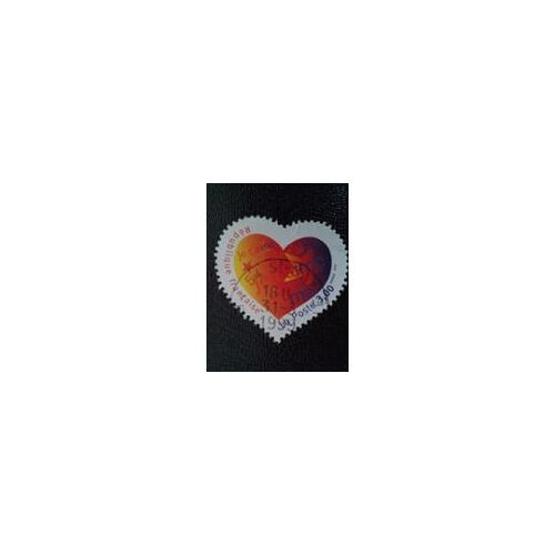 Timbre Oblitéré Coeur "Valentine" 1999