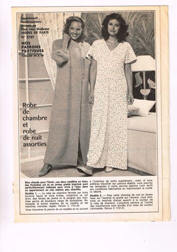 Supplément Mode De Paris 1721 (Patron)