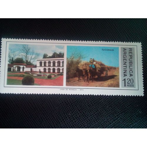 Timbre Argentine Yt 1002 Provinces Argentines - Tucumán 1975 ( 050108 )