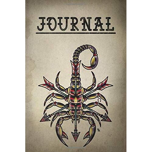Journal - Scorpion Chi Rho (Luke 10:19-20): Behold, I Have Given You Authority To Tread On Serpents And Scorpions, And Over All The Power Of The Enemybut Rejoice That Your Names Are Written In Heaven