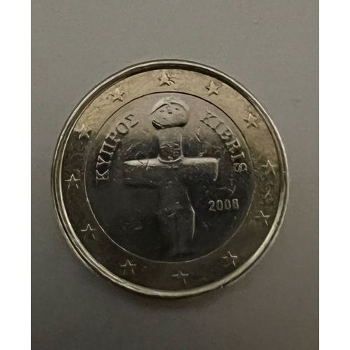 Piece 1 Euro Chypre Kibris De 2008