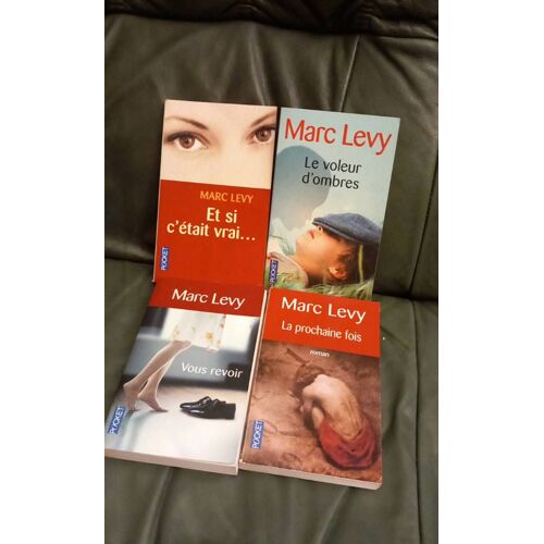 Marc Levy Lot De 4 Livres Pocket.