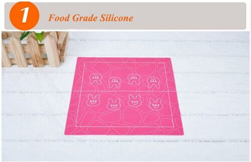 XUI Doublures de cuisson pâte Silicone Outils de cuisine 30*30CM tapis de cuisson, sucre pâtisserie rouleau de pâtisserie, feuille antiadhésive tampon de Table