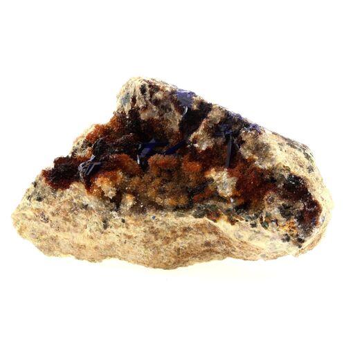Azurite + Quartz. 1585.0 Ct. Concepción Del Oro, Zacatecas, Mexique.
