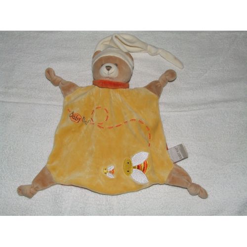 Ours plat baby nat babynat jaune abeille