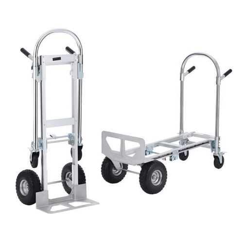 Diable - VEVOR - Diable Pliant en Aluminium 2-en-1 Diable Chariot Capacité 454 kg Robuste
