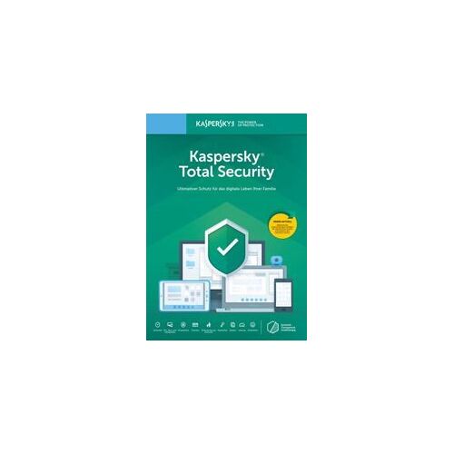 Kaspersky Total Security 2020, Version Complète, Téléchargement, 5 Appareils 2 Ans