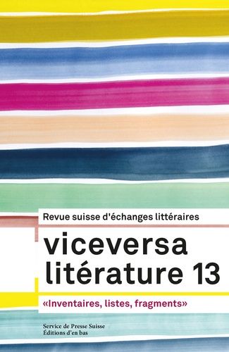 Listes, Inventaires, Fragments
