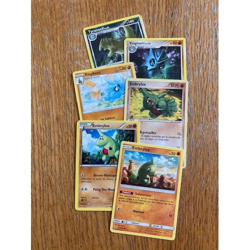 (2341) 3x Embrylex + 2x Ymphect + Tyranocif (Pokemon)
