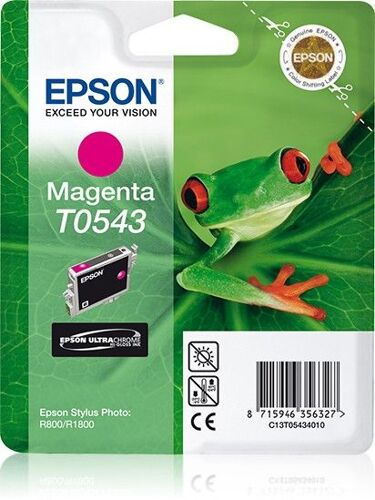 Epson T0543 (Grenouille) - Cartouche d'encre magenta pigmenté - 400 pages