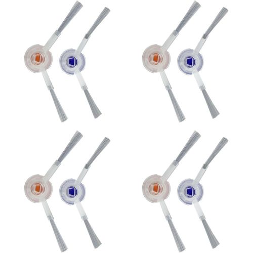 Kit d'accessoires de rechange pour aspirateur robot Narwal Freo X Plus/Freo X Ultra et balai à franges 4 paires de brosses latérales