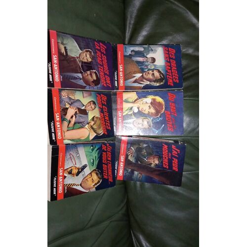 Lot De 6 San Antonio Fleuve Noir.