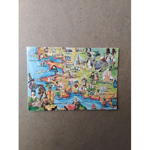 Le Finistère Sud - Carte Postale Bretagne