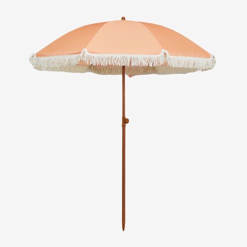 Parasol Miska Ø175 Cm En Tissu Et Acier Orange Pêche
