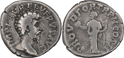 Rome - Denier - Lucius Verus - 162 Ad - Providentia - Ric 482 - Rare - 17-315
