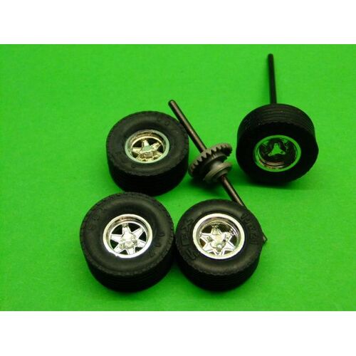 Scalextric Ferrari 156 Y Cooper Accesorio Neumaticos Y Llantas-Altaya