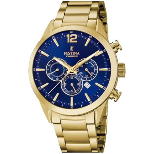 Festina Montre Timeless Chronographe Homme Acier Doré F20633/2