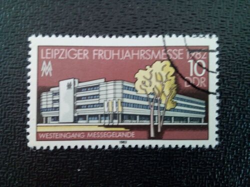 Timbre Allemagne / Rda Yt 2334 Entrée Ouest Du Parc Des Expositions 1982 ( 9412 )