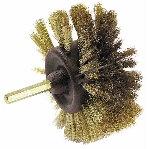 Brosse meuble radiale en acier laitonné BRICOZOR
