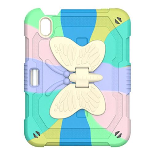 Compatible avec l'iPad Mini 6 2021 avec b¿¿quille, porte-crayons en forme d'ailes de papillon, rigide et robuste, color¿¿, vert
