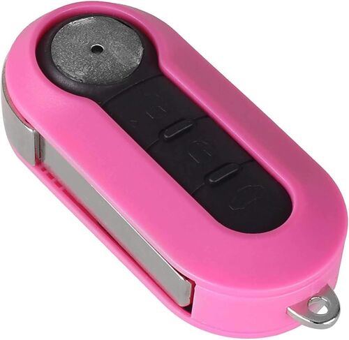 Coque De Clé Télécommande Fiat Panda 500 Punto Lancia Ypsilon Rose Fiat-15