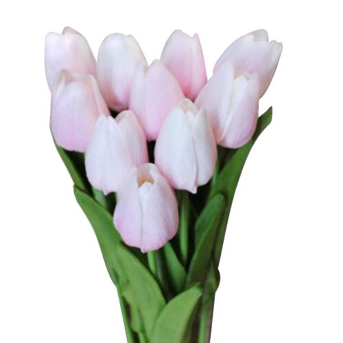 10pcs / set Fleurs de tulipes artificielles Home Wedding Party Decor Gift Photograph Prop