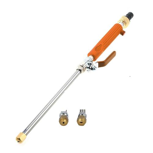 Lance à eau haute pression Buse de tuyau Jet Garden Car Washer Spray Gun Set (1 Pcs, Orange)
