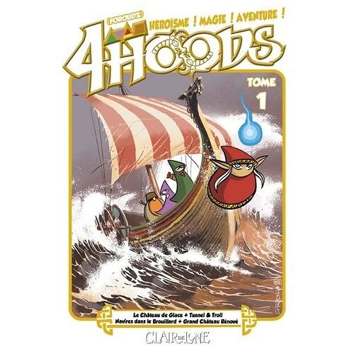 4hoods Tome 1 - Le Château De Glace - Tunnel & Trolls - Navires Dans Le Brouillard - Grand Château Rénové
