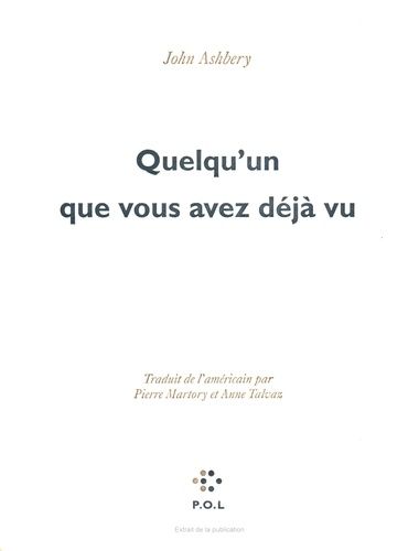 Quelqu'un Que Vous Avez Déjà Vu