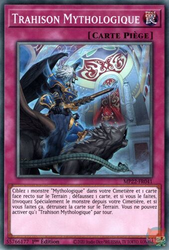 Yu Gi Oh Mp22 Fr041 Trahison Mythologique