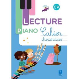 Lecture Piano Cp - Cahier D'exercices