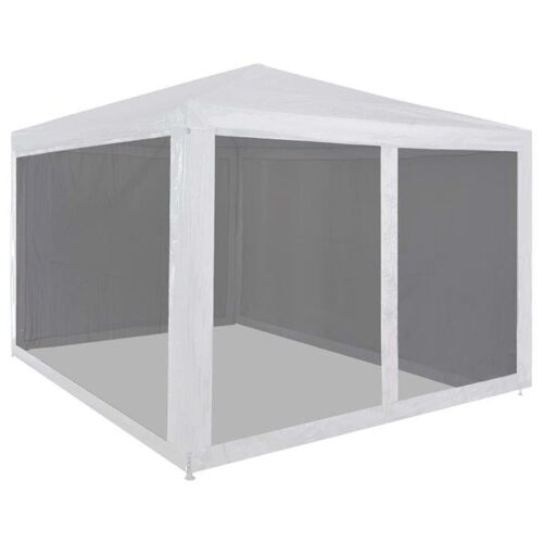Vidaxl Tente De Réception Avec 4 Parois En Maille 3 X 3 M