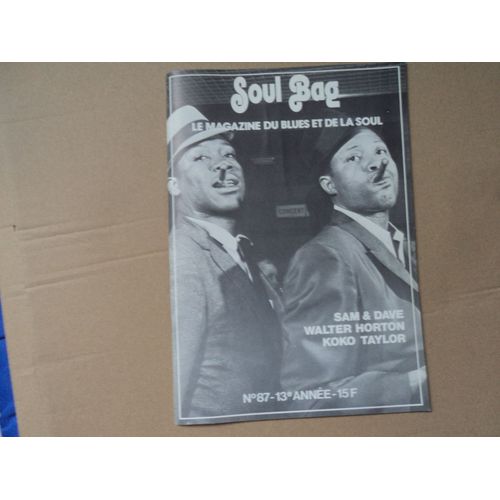 Soul Bag Magazine No 87 Année 1982 Sam & Dave / Koko Taylor / Walter Horton