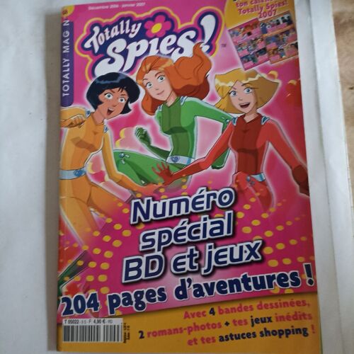 Totally Spies Magazine Spécial Bd Et Jeux 12/2006-01/2007