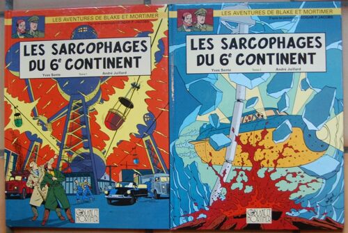 Lot Complet Les Sarcophages Du 6è Continent 1 & 2 E.O.Blake & Mortimer N° 16 & 17 André Juillard Yves Sente