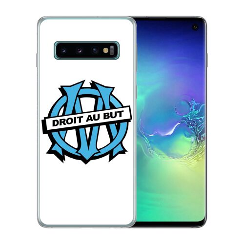 Coque Pour Samsung Galaxy S10 Plus Logo Om Marseille Droit Au But
