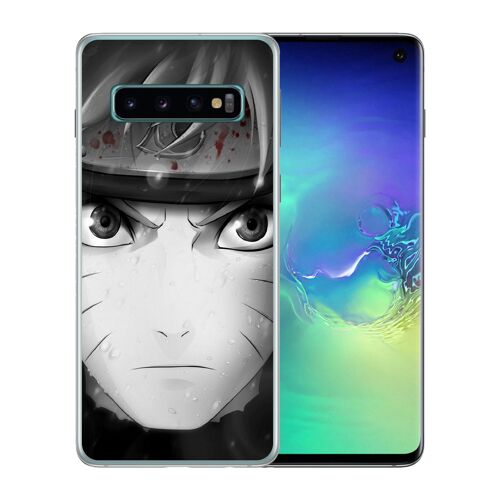 Coque pour Samsung Galaxy S10e naruto noir et blanc