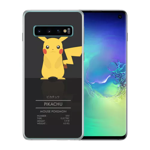 Coque Pour Samsung Galaxy S10e Pok¿Mon Pikachu Id Card