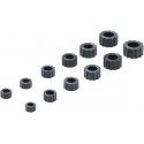 Jeu 12 extracteurs de vis écrous endommagés utilisable avec clé 12 pans 8 - 19mm BGS TECHNIC