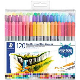 Staedtler Feutre Double Pointe Design Journey, Étui De 120