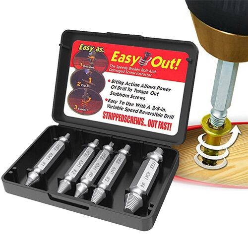 Nouveau 5 pièces ensemble d'extracteur de vis endommagé ensemble d'extracteur de vis et de boulon endommagé # T2