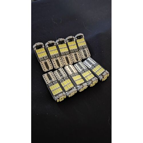 10x Ampoules Led W5w T10
