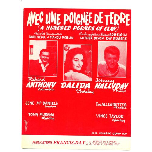 Lot De 6 Partitions Anciennes