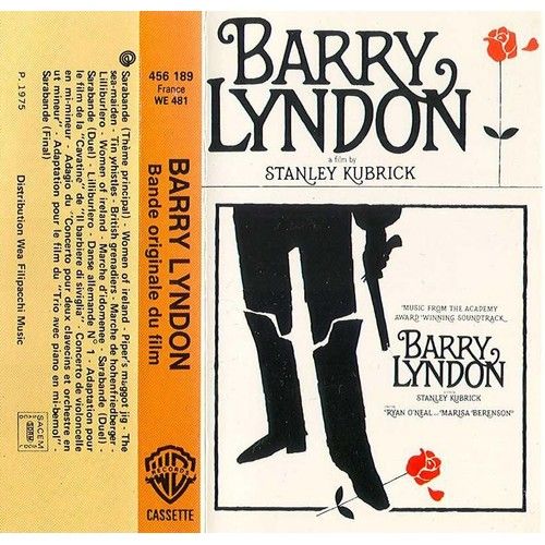 K7 Audio Tape Barry Lyndon Bof Film Stanley Kubrick Boitier + Cassette Orange
